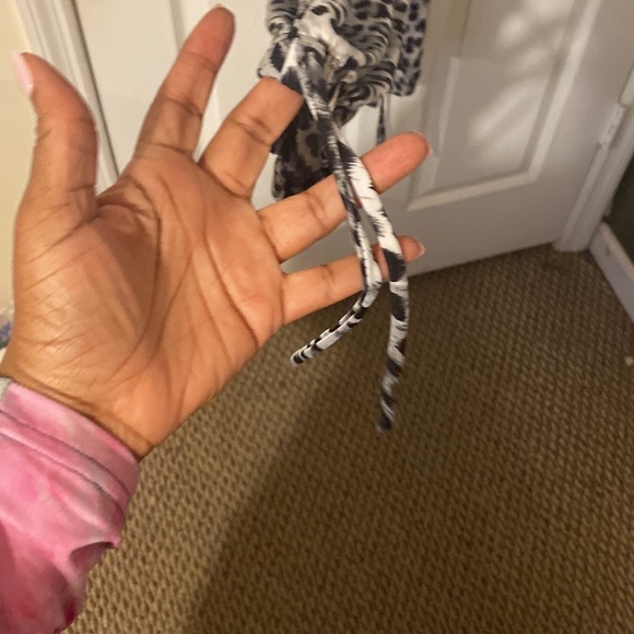 Animal print strapless jumpsuit - Picture 3 of 5